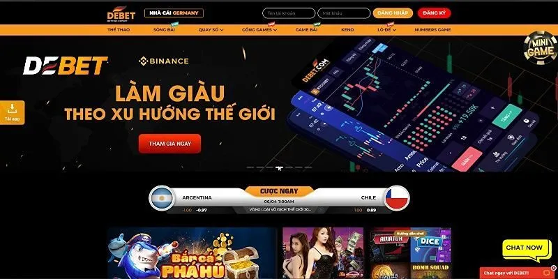 Hướng dẫn tải app Debet